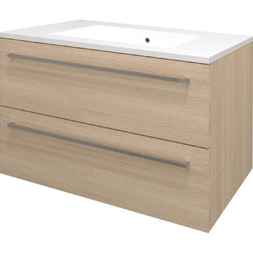 Skříňka s umyvadlem EBS Pure Slim 810×550×460 mm dub sand barbera PURESL81SB