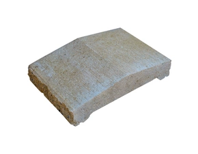 Stříška plotová štípaná FEROBET smetanová 300×200×70 mm