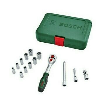 Sada nástrčných klíčů Bosch 1/4" 14 ks