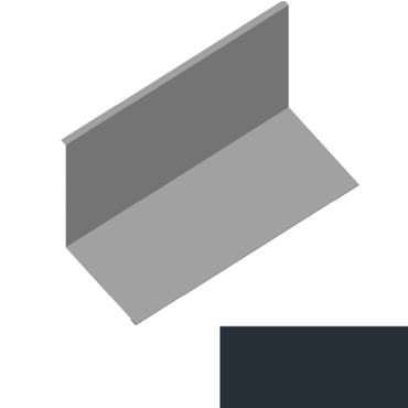 Lemování ke zdi rovnoběžné s okapem RS312S-135 SP 25 RAL 7016 antracitově šedá