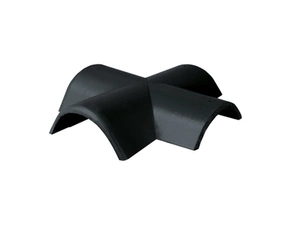 Hřebenáč rozdělovací X Bramac Protector se dvěma příchytkami ebenově černá