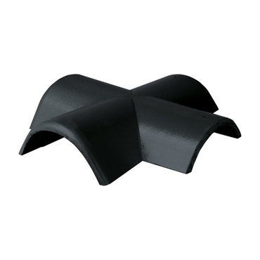 Hřebenáč rozdělovací X Bramac Protector se dvěma příchytkami ebenově černá