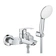 Baterie vanová nástěnná Grohe Eurosmart 150 mm chrom s přepínačem a sprchovým setem 25276003