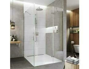 Dveře sprchové + boční stěna Mereo Novea CK10115ZP 800×900 mm pravé chrom/čiré sklo