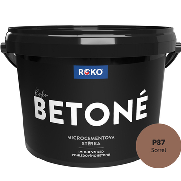 Stěrka dekorativní Roko Betoné P87 Sorrel 7 kg