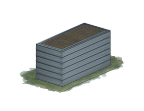 Záhon zahradní KAROTEN výška 90 cm 80×80 cm