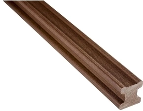 Nosič dřevoplastový Terafest hnědý 50×50×3 000 mm