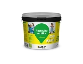 Omítka silikonová weberpas silikon zrnitá 1,5 mm BI00 25 kg