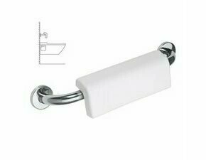 Madlo se zádovou opěrkou Bemeta Help 500 mm k WC bílé