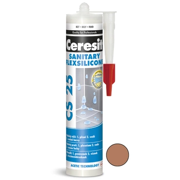 Tmel silikonový sanitární Ceresit CS 25 siena 280 ml