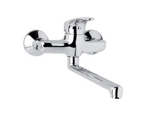 Baterie dřezová nástěnná Mereo Sonáta CB30201N 150 mm chrom ramínko 250 mm