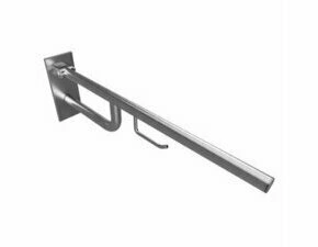 Úchyt sklopný Bemeta Help s držákem TP 760 mm s krytkou nerez matný