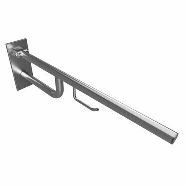 Úchyt sklopný Bemeta Help s držákem TP 760 mm s krytkou nerez matný