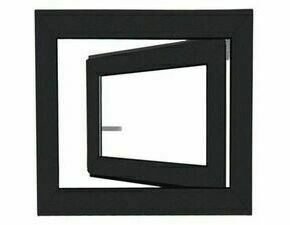 Okno plastové BRAVO OS1 RAL 7016/bílá pravé 900×900 mm