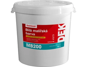 Malba interiérová DEK MB200 bílá, 40 kg