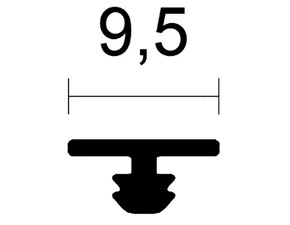 Těsnění protihlukové Profilpas LEVEL DUO MAXI PPL/GM50 pro PPL/T1 a TH délka 50 m