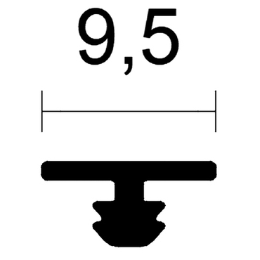 Těsnění protihlukové Profilpas LEVEL DUO MAXI PPL/GM50 pro PPL/T1 a TH délka 50 m