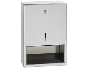 Zásobník na papírové ručníky Bemeta nerez matný