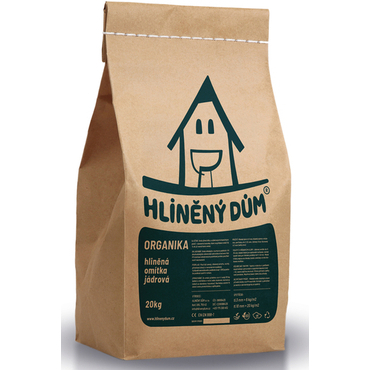 Omítka hliněná HLINĚNÝ DŮM ORGANIKA 20 kg