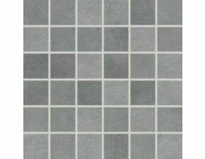 Mozaika Rako Extra 5×5 cm (set 30×30 cm) tmavě šedá DDM05724