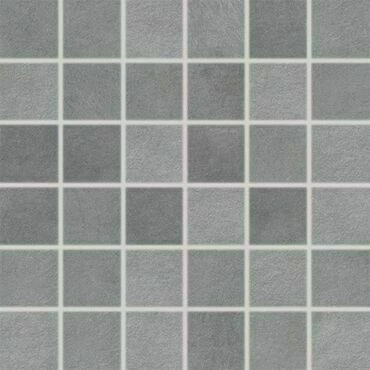 Mozaika Rako Extra 5×5 cm (set 30×30 cm) tmavě šedá DDM06724