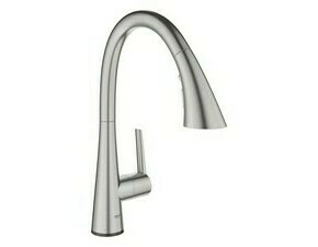 Baterie elektronická dřezová Grohe Zedra Touch SuperSteel 30219DC2