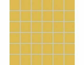 Mozaika Rako Color Two 5×5 cm (set 30×30 cm) tmavě žlutá matná GDM05142