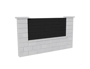 Výplň plotová DEKMETAL CANTO 2N09A jet black