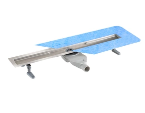 Žlab sprchový nerezový Profilpas DRAIN AQUA PP360/100 s polohovatelným sifonem 360°