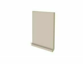 Sokl s požlábkem Rako Color Two 20×20 cm béžová matná GSP1K108