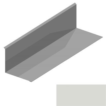 Lemování ke zdi rovnoběžné s okapem RS250S-105 SP 25 RAL 9002 šedobílá