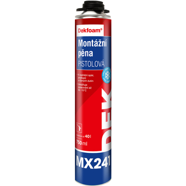 Pěna montážní DEKFOAM MX241 zimní pistolová 750 ml