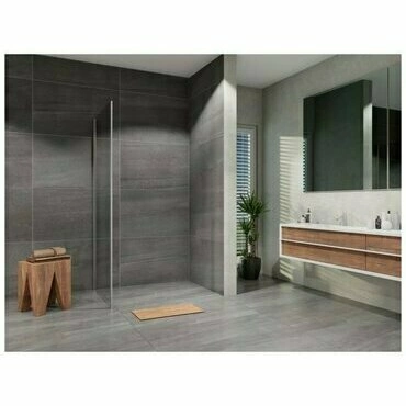 Stěna pevná Lansanit Serra SPE80 790 mm chrom/čiré sklo