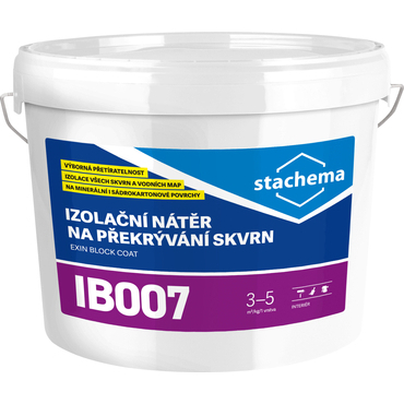 Nátěr k zakrývání skvrn Stachema IB007 bílá 4 kg