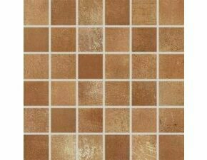 Mozaika Rako Via 5×5 cm (set 30×30 cm) hnědá DDM05713