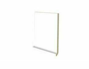 Sokl s požlábkem Rako Color Two 20×20 cm bílá matná GSP1K023