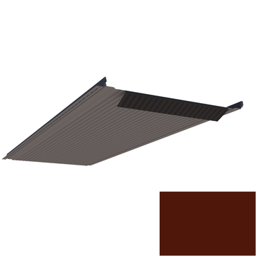 Krytina plechová LINEDEK 485 Micro PU 50 MAX MR539 cihlově hnědá BentCut