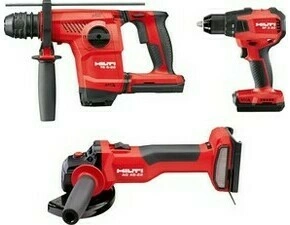 Sada AKU nářadí Hilti TE 6-22 + SF 4-22 + AG 4S-22 Nuron kufr