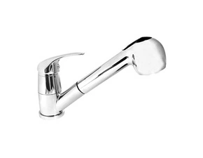 Baterie dřezová stojánková Mereo Lila CBEE350 s výsuvnou sprškou chrom