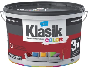 Malba interiérová HET Klasik Color vínový, 4 kg