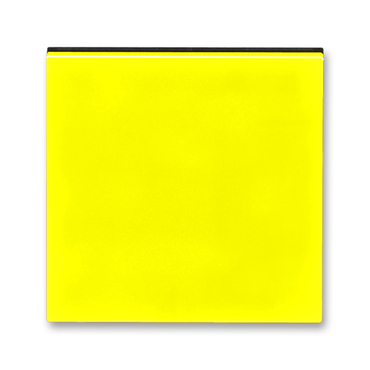 Kryt stmívač s průzorem ABB Levit žlutá, kouřová černá