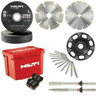 Sada příslušenství Hilti 54 ks + sada šroubováků a box