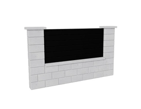 Výplň plotová DEKMETAL CANTO 2N156 jet black