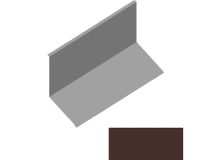 Lemování ke zdi rovnoběžné s okapem RS312S-135 SP 25 2M295 hnědá