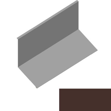 Lemování ke zdi rovnoběžné s okapem RS312S-135 SP 25 2M295 hnědá