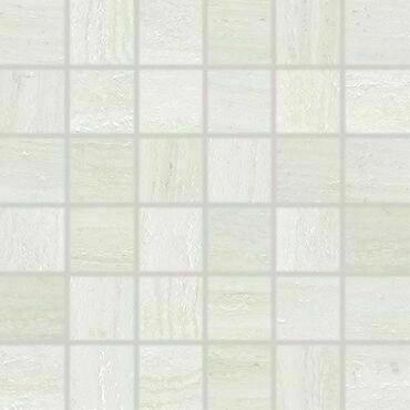 Mozaika Rako Alba 5×5 cm (set 30×30 cm) slonová kost DDM06730