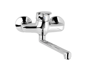 Baterie dřezová nástěnná Mereo Sonáta CB302A01N 100 mm chrom ramínko 250 mm