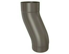 Koleno soklové DEKRAIN ROBUST 80 RAL 8014 Testa di Moro