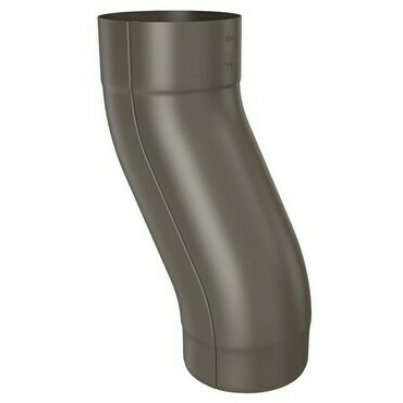 Koleno soklové DEKRAIN ROBUST 80 RAL 8014 Testa di Moro