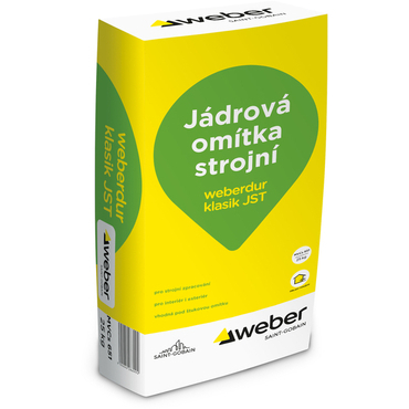 Omítka jádrová weberdur klasik JST 25 kg